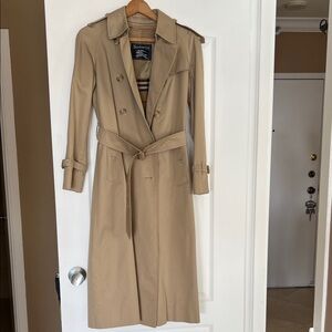 Burberry Beige Double-Breasted Coat